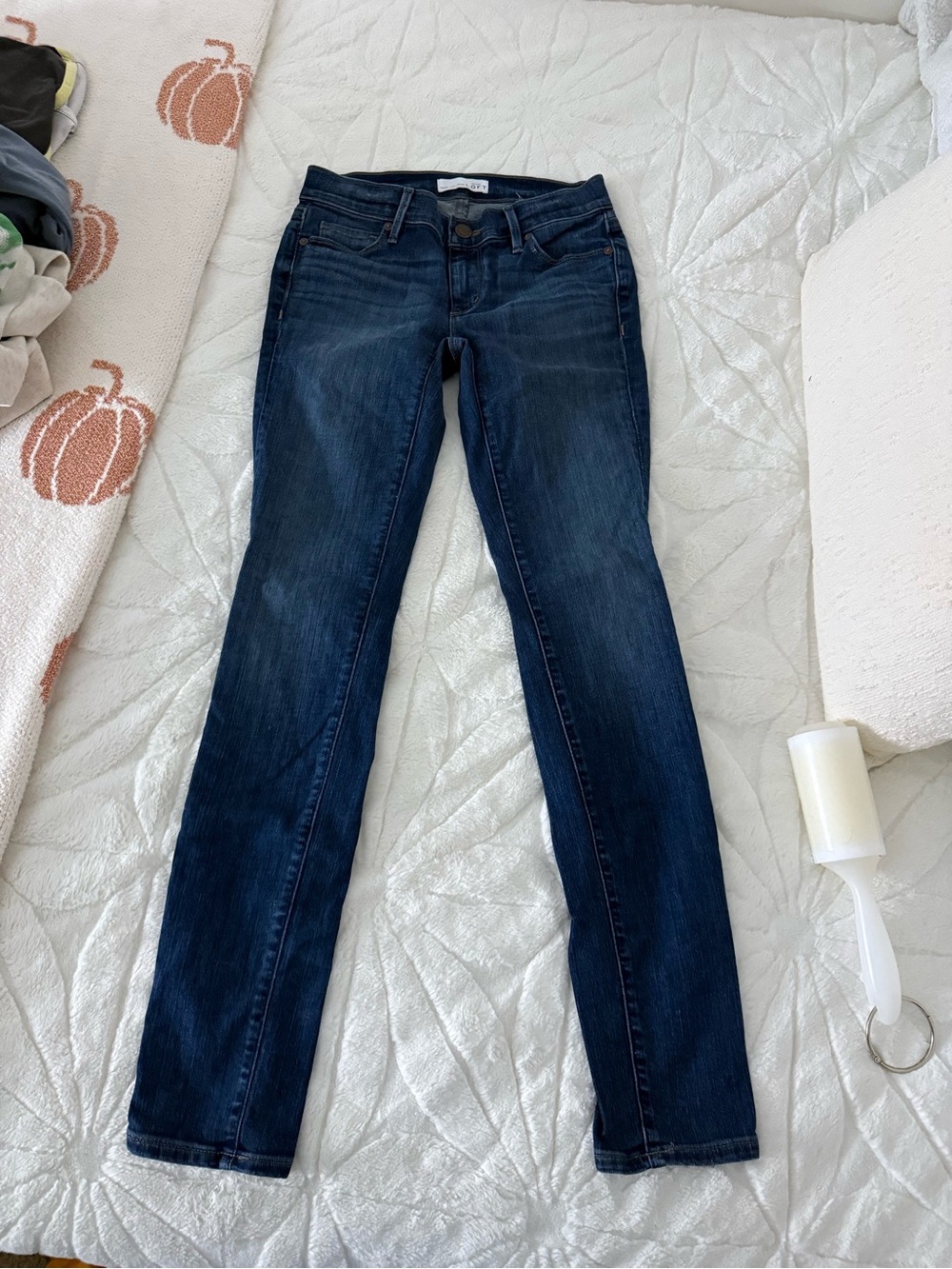 LOFT Dark Wash Skinny Jeans